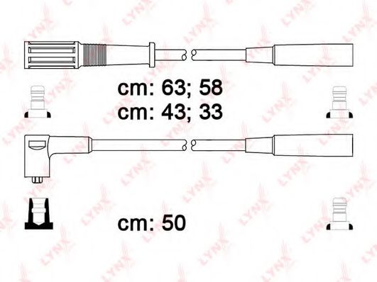 LYNXauto SPC4802 Комплект проводов зажигания 
