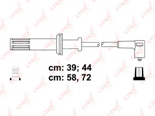 LYNXauto SPC4809 Комплект проводов зажигания 