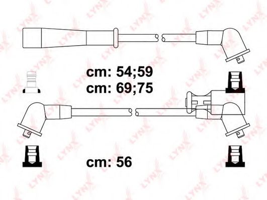LYNXauto SPC5116 Комплект проводов зажигания для MAZDA 323 P V (Мазда 323 пв) LYNXauto SPC5116 Комплект проводов зажигания для MAZDA 323 P V (Мазда 323 пв)