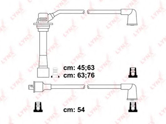 LYNXauto SPC5121 Комплект проводов зажигания 