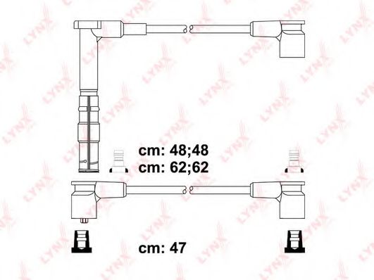 LYNXauto SPC5305 Комплект проводов зажигания 