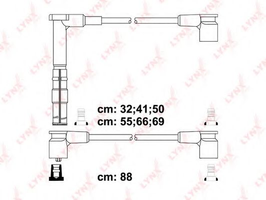 LYNXauto SPC5324 Комплект проводов зажигания 