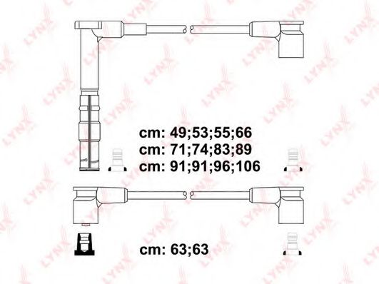 LYNXauto SPC5326 Комплект проводов зажигания 