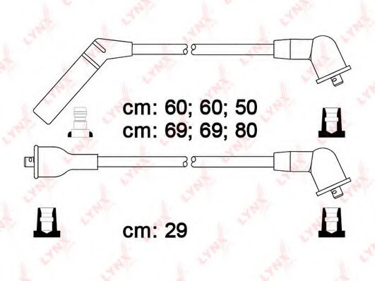 LYNXauto SPC5503 Комплект проводов зажигания для MITSUBISHI SIGMA (Митсубиши/митсубиси Сигма) LYNXauto SPC5503 Комплект проводов зажигания для MITSUBISHI SIGMA (Митсубиши/митсубиси Сигма)