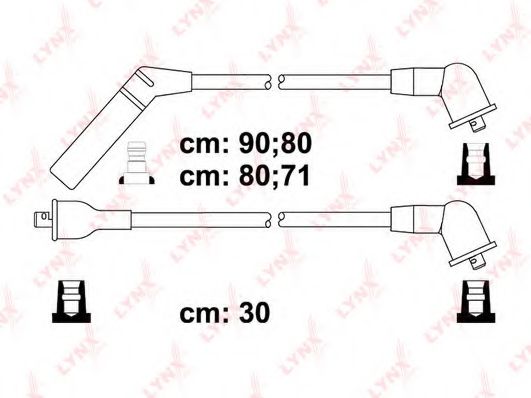 LYNXauto SPC5511 Комплект проводов зажигания для MITSUBISHI SIGMA III (Митсубиши/митсубиси Сигма 3) LYNXauto SPC5511 Комплект проводов зажигания для MITSUBISHI SIGMA III (Митсубиши/митсубиси Сигма 3)