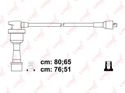 LYNXauto SPC5512 Комплект проводов зажигания 