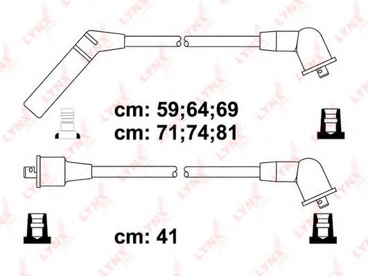 LYNXauto SPC5514 Комплект проводов зажигания для MITSUBISHI PAJERO/SHOGUN (Митсубиши/митсубиси Пажэро/шогун) LYNXauto SPC5514 Комплект проводов зажигания для MITSUBISHI PAJERO/SHOGUN (Митсубиши/митсубиси Пажэро/шогун)