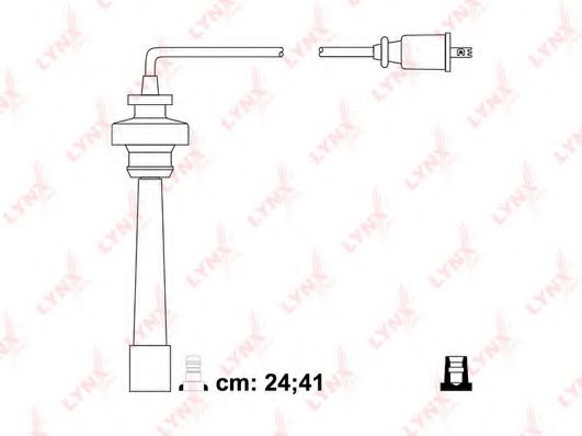 LYNXauto SPC5517 Комплект проводов зажигания 