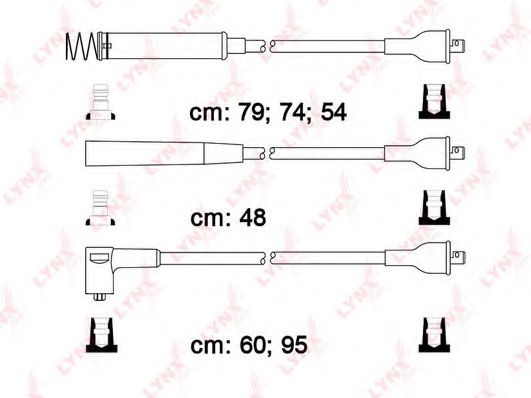 LYNXauto SPC5909 Комплект проводов зажигания 