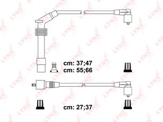 LYNXauto SPC5925 Комплект проводов зажигания 