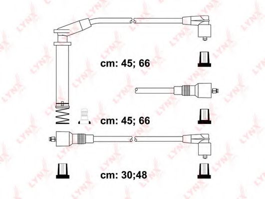 LYNXauto SPC5927 Комплект проводов зажигания 