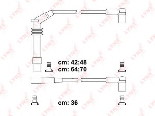 LYNXauto SPC5931 Комплект проводов зажигания 