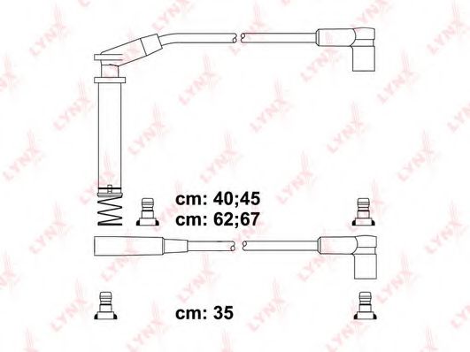 LYNXauto SPC5932 Комплект проводов зажигания 