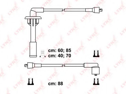 LYNXauto SPC6111 Комплект проводов зажигания 