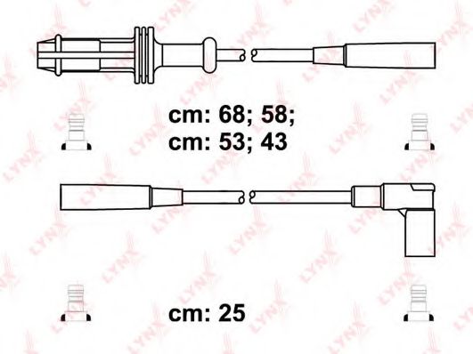 LYNXauto SPC6112 Комплект проводов зажигания для PEUGEOT 205 II (Пежо 205 2) LYNXauto SPC6112 Комплект проводов зажигания для PEUGEOT 205 II (Пежо 205 2)