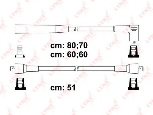 LYNXauto SPC6512 Комплект проводов зажигания для FORD ORION II (Форд Орион 2) LYNXauto SPC6512 Комплект проводов зажигания для FORD ORION II (Форд Орион 2)