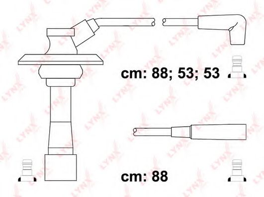 LYNXauto SPC7111 Комплект проводов зажигания 