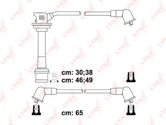 LYNXauto SPC7527 Комплект проводов зажигания 