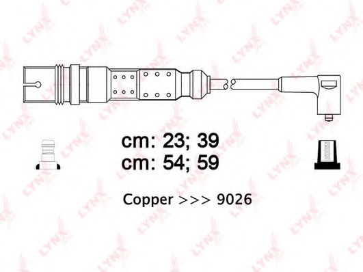 LYNXauto SPC8013 Комплект проводов зажигания для AUDI A3 (Ауди А3) LYNXauto SPC8013 Комплект проводов зажигания для AUDI A3 (Ауди А3)