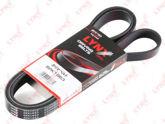 LYNXauto 6PK1863 Поликлиновой ремень для GEELY FC (Джили Фc)