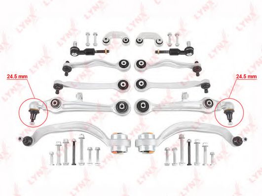 LYNXauto C5020LRK Ремкомплект, поперечный рычаг подвески для AUDI (Ауди) LYNXauto C5020LRK Ремкомплект, поперечный рычаг подвески для AUDI (Ауди)
