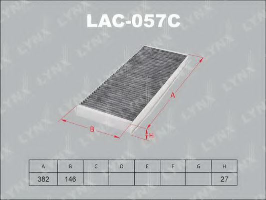 LYNXauto LAC-057C Фильтр, воздух во внутренном пространстве для AUDI (Ауди) LYNXauto LAC-057C Фильтр, воздух во внутренном пространстве для AUDI (Ауди)