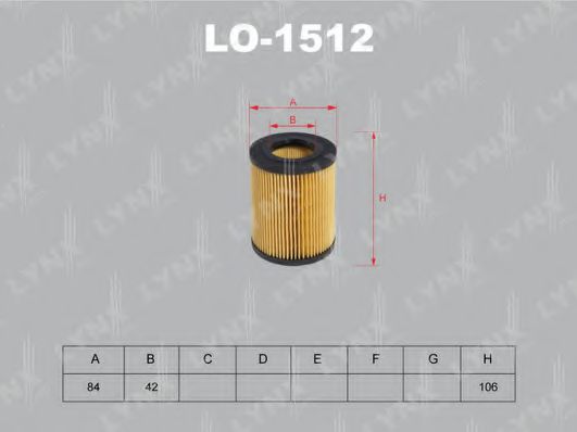 LYNXauto LO-1512 Масляный фильтр для BMW (Бмв) LYNXauto LO-1512 Масляный фильтр для BMW (Бмв)