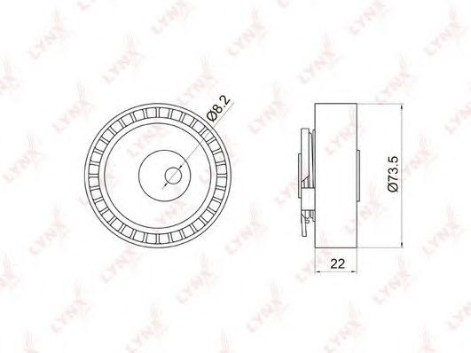 LYNXauto PB-1028 Натяжной ролик, ремень ГРМ для DACIA SOLENZA (Дача Солэнза) LYNXauto PB-1028 Натяжной ролик, ремень ГРМ для DACIA SOLENZA (Дача Солэнза)