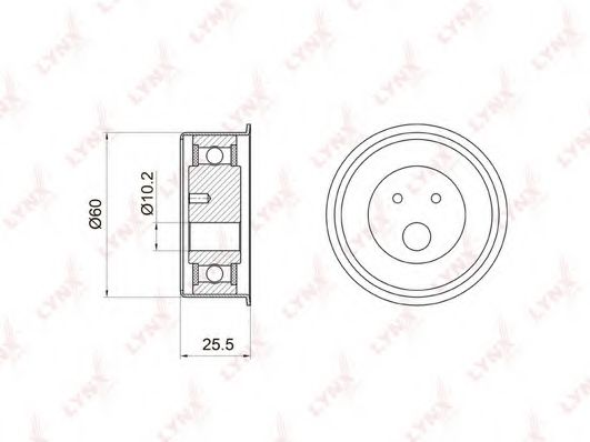 LYNXauto PB-1038 Натяжной ролик, ремень ГРМ для MITSUBISHI SAVRIN (Митсубиши/митсубиси Саvрин) LYNXauto PB-1038 Натяжной ролик, ремень ГРМ для MITSUBISHI SAVRIN (Митсубиши/митсубиси Саvрин)