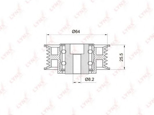 LYNXauto PB-7016 Паразитный ведущий ролик, поликлиновой ремень для MERCEDES-BENZ CL-CLASS (Мэрcэдэс-бэнз Cл-cласс) LYNXauto PB-7016 Паразитный ведущий ролик, поликлиновой ремень для MERCEDES-BENZ CL-CLASS (Мэрcэдэс-бэнз Cл-cласс)