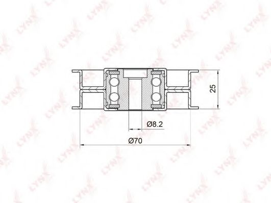 LYNXauto PB-7019 Паразитный ведущий ролик, поликлиновой ремень для MERCEDES-BENZ GLK-CLASS (Мэрcэдэс-бэнз Глк-cласс) LYNXauto PB-7019 Паразитный ведущий ролик, поликлиновой ремень для MERCEDES-BENZ GLK-CLASS (Мэрcэдэс-бэнз Глк-cласс)