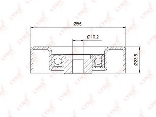 LYNXauto PB-7030 Паразитный ведущий ролик, поликлиновой ремень для SUZUKI GRAND NOMADE II (Сузуки Гранд номадэ 2) LYNXauto PB-7030 Паразитный ведущий ролик, поликлиновой ремень для SUZUKI GRAND NOMADE II (Сузуки Гранд номадэ 2)