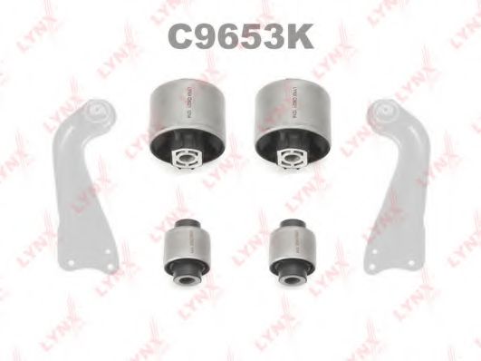 LYNXauto C9653K Подвеска, рычаг независимой подвески колеса для VOLKSWAGEN BORA / JETTA V (1K5), GOLF V Variant (1K5), JETTA V (1K5), VENTO V (1K5) 1.4 TSI LYNXauto C9653K Подвеска, рычаг независимой подвески колеса для VOLKSWAGEN BORA / JETTA V (1K5), GOLF V Variant (1K5), JETTA V (1K5), VENTO V (1K5) 1.4 TSI