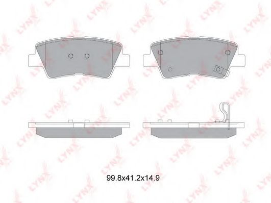 LYNXauto BD-3634 Тормозные колодки для HYUNDAI EMBERA V (Хендай Эмбэра v) LYNXauto BD-3634 Тормозные колодки для HYUNDAI EMBERA V (Хендай Эмбэра v)