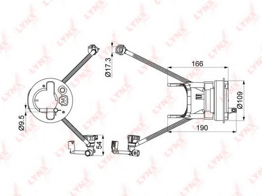 LYNXauto LF-1001M Топливный фильтр для HONDA STREAM (Хонда Стрэам) LYNXauto LF-1001M Топливный фильтр для HONDA STREAM (Хонда Стрэам)