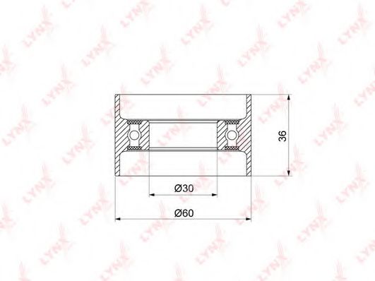 LYNXauto PB-1315 Натяжной ролик, ремень ГРМ для HYUNDAI (Хендай) LYNXauto PB-1315 Натяжной ролик, ремень ГРМ для HYUNDAI (Хендай)