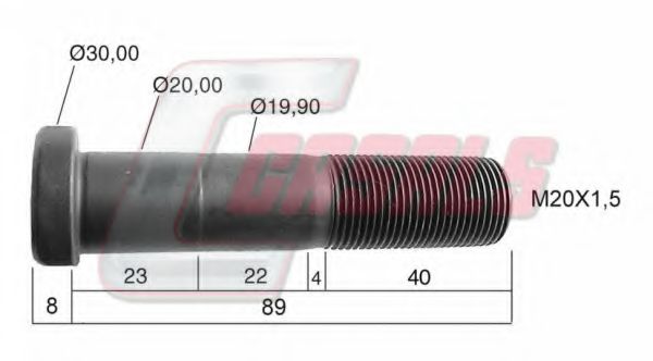 CASALS 21248 Болт крепления колеса для MERCEDES-BENZ T2/L (Мэрcэдэс-бэнз Т2/л) CASALS 21248 Болт крепления колеса для MERCEDES-BENZ T2/L (Мэрcэдэс-бэнз Т2/л)