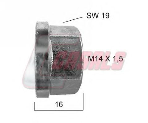 CASALS 21253 Гайка крепления колеса для MERCEDES-BENZ T2/L (Мэрcэдэс-бэнз Т2/л) CASALS 21253 Гайка крепления колеса для MERCEDES-BENZ T2/L (Мэрcэдэс-бэнз Т2/л)