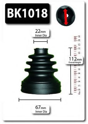 SHAFTEC BK1018 Комплект пылника, приводной вал для SKODA PRAKTIK (Шкода Практик) SHAFTEC BK1018 Комплект пылника, приводной вал для SKODA PRAKTIK (Шкода Практик)