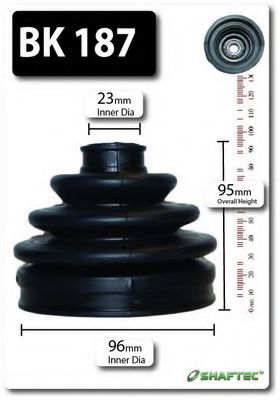SHAFTEC BK187 Комплект пылника, приводной вал для TOYOTA SW4 (Тойота/тоета Св4) SHAFTEC BK187 Комплект пылника, приводной вал для TOYOTA SW4 (Тойота/тоета Св4)
