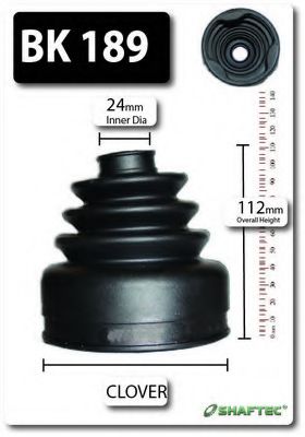 SHAFTEC BK189 Комплект пылника, приводной вал для FORD (Форд) SHAFTEC BK189 Комплект пылника, приводной вал для FORD (Форд)