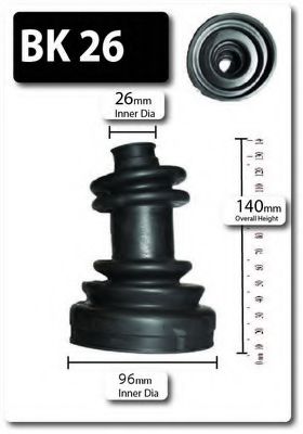 SHAFTEC BK26 Комплект пылника, приводной вал для HYUNDAI (Хендай) SHAFTEC BK26 Комплект пылника, приводной вал для HYUNDAI (Хендай)