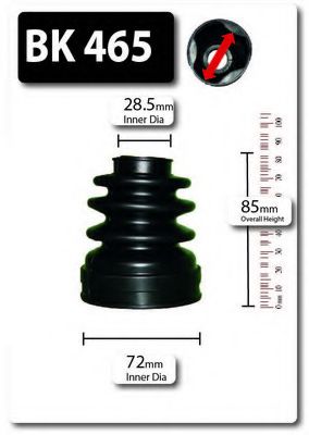 SHAFTEC BK465 Комплект пылника, приводной вал для PEUGEOT 207 (Пежо 207) SHAFTEC BK465 Комплект пылника, приводной вал для PEUGEOT 207 (Пежо 207)