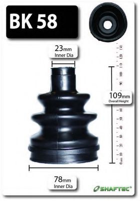 SHAFTEC BK58 Комплект пылника, приводной вал для CHEVROLET OPTRA (Шевроле Оптра) SHAFTEC BK58 Комплект пылника, приводной вал для CHEVROLET OPTRA (Шевроле Оптра)