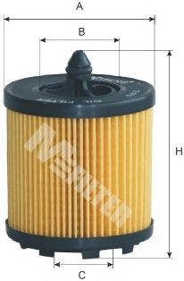 MFILTER TE 615 Масляный фильтр для SAAB 9-3 (Сааб 9-3)
