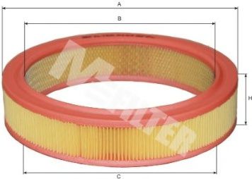 MFILTER A 123 Воздушный фильтр для AUDI 80 (Ауди 80) MFILTER A 123 Воздушный фильтр для AUDI 80 (Ауди 80)