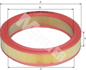 MFILTER A 546 Воздушный фильтр для FIAT STRADA II (Фиат Страда 2) MFILTER A 546 Воздушный фильтр для FIAT STRADA II (Фиат Страда 2)
