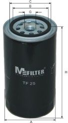 MFILTER TF 25 Масляный фильтр для VOLKSWAGEN LT 28-35 I (Фольксваген Лт 28-35 и) MFILTER TF 25 Масляный фильтр для VOLKSWAGEN LT 28-35 I (Фольксваген Лт 28-35 и)