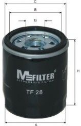 MFILTER TF 28 Масляный фильтр для TOYOTA IQ (Тойота/тоета Иq) MFILTER TF 28 Масляный фильтр для TOYOTA IQ (Тойота/тоета Иq)