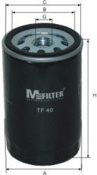 MFILTER TF 40 Масляный фильтр для BMW 5 (Бмв 5) MFILTER TF 40 Масляный фильтр для BMW 5 (Бмв 5)